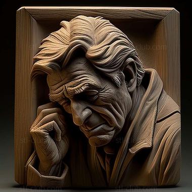 3D model George Segal American artist (STL)